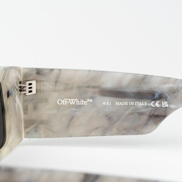 Off-White MILANO Women Sunglasses Marble Grey Square OERI097 0807 NEW AUTHENTIC main image 8
